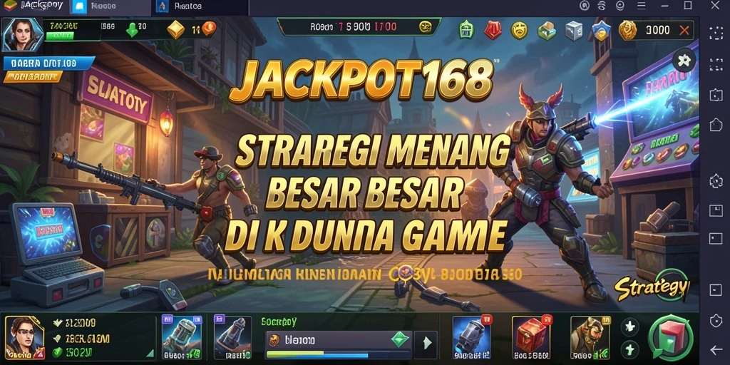 Antarmuka menarik dan strategis dari JACKPOT168 saat bertanding.