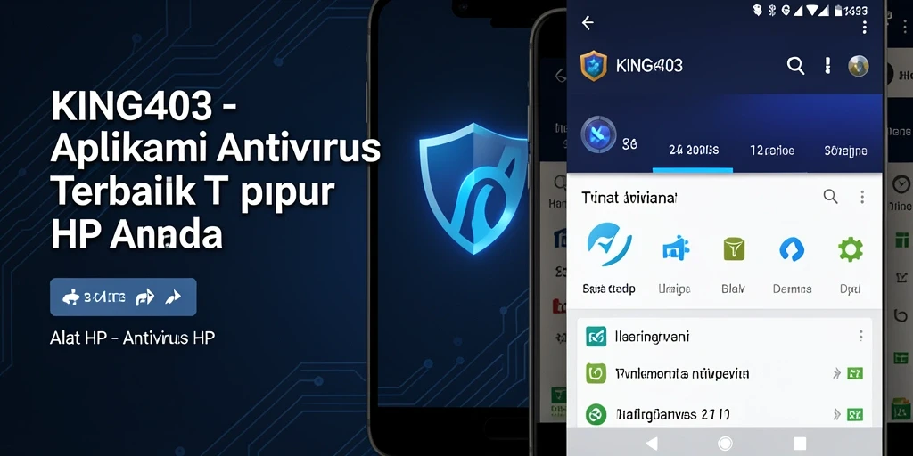 Antarmuka KING403 yang sederhana dan fungsional untuk perlindungan HP.