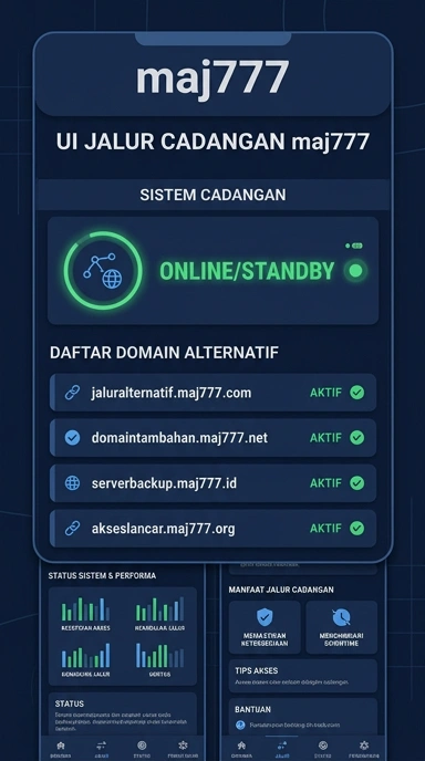 Tampilan link alternatif maj777